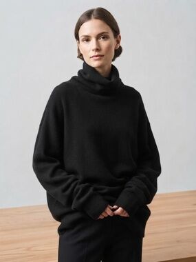 Vintage 100% Wool Oversized Sweater from Cornell Trading Co. Size Medium